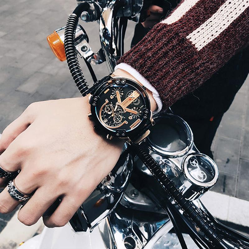 Orthorun | Stainless Steel Chronograph Quartz Watch – Premium Analog Sport Wristwatch for Men