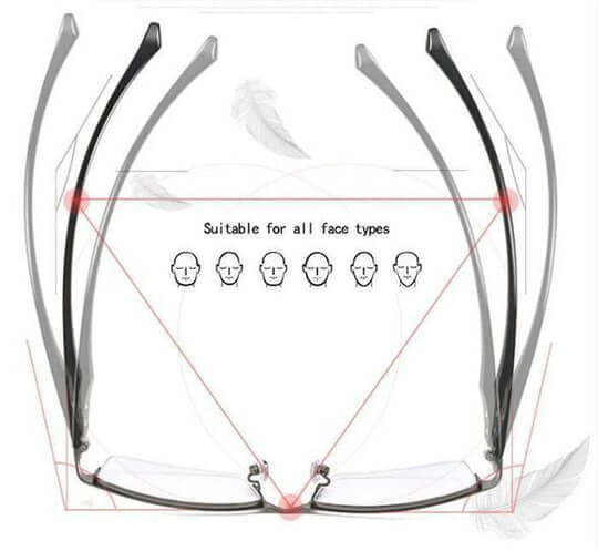 Orthorun| German Intelligent Progressive Glasses – No-Distraction Multifocal Reading Glasses for Clear Vision