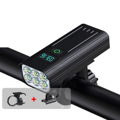 5000 Lumen Bike Light with 12 LEDs & USB-C Rechargeable Battery - Orthorun