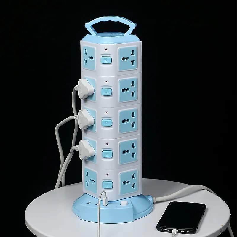 Orthorun | Tower Design Surge Protector Vertical Power Strip