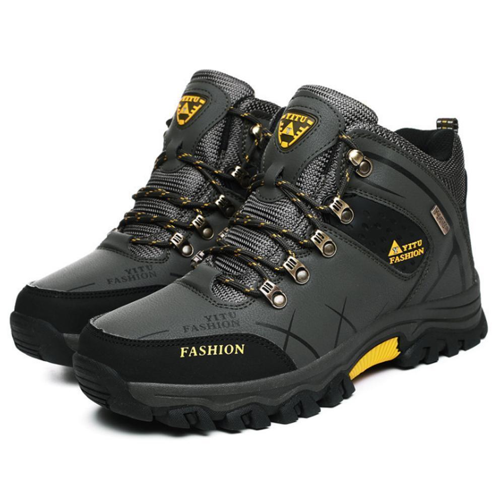 Orthorun | Men's Hiking Shoes with Fur – Winter Waterproof Boots for Outdoor Adventure