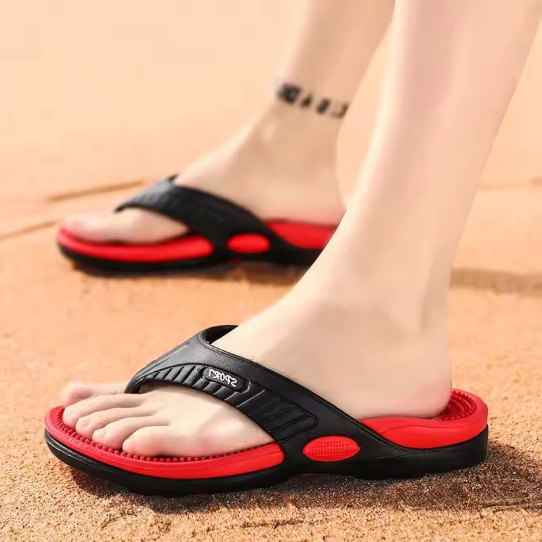 Orthorun | Reflexa – Acupressure Massage Slippers – Reflexology Foot Massage Sandals for Pain Relief