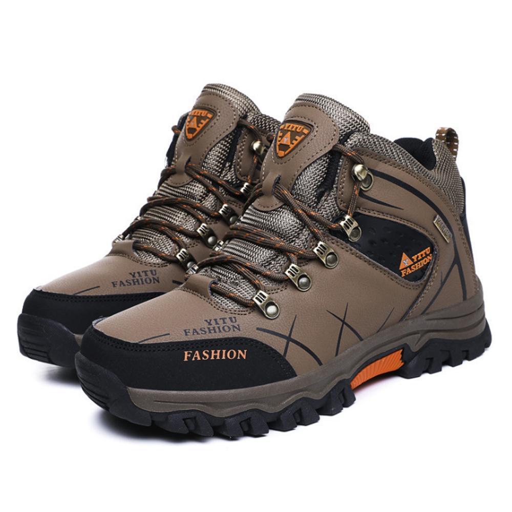 Orthorun | Men's Hiking Shoes with Fur – Winter Waterproof Boots for Outdoor Adventure
