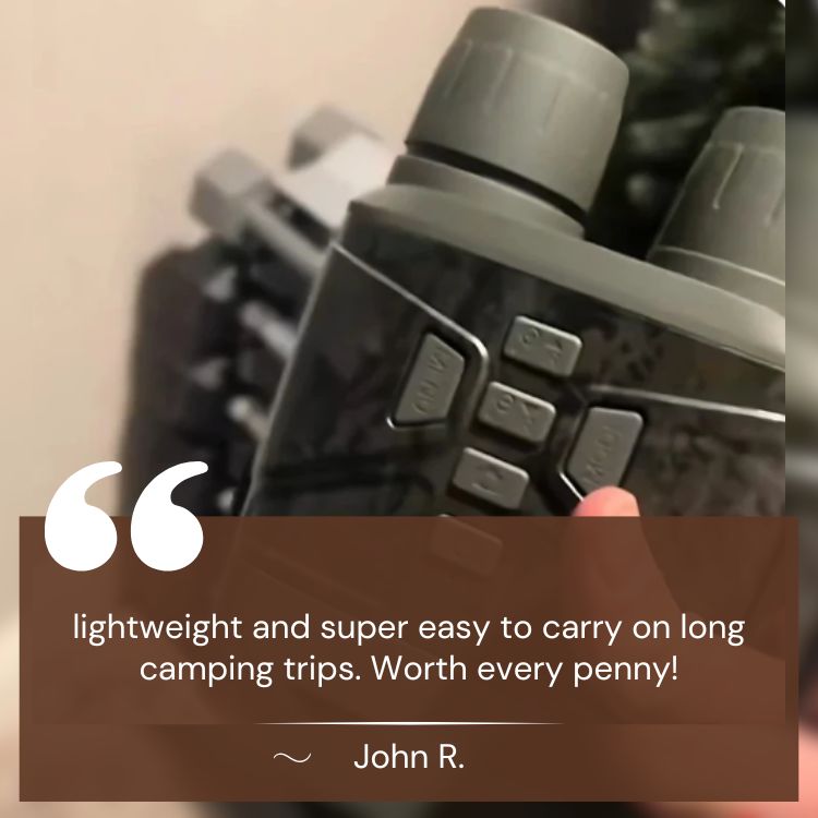 Orthorun | OptiClear Night Vision Binoculars – 1000ft Infrared, HD Display for Hunting & Surveillance