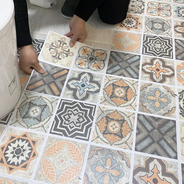 Orthorun | Multi-Tonal Vinyl Plank Flooring – Peel and Stick Porcelain Tile Look for Kitchen & Bath