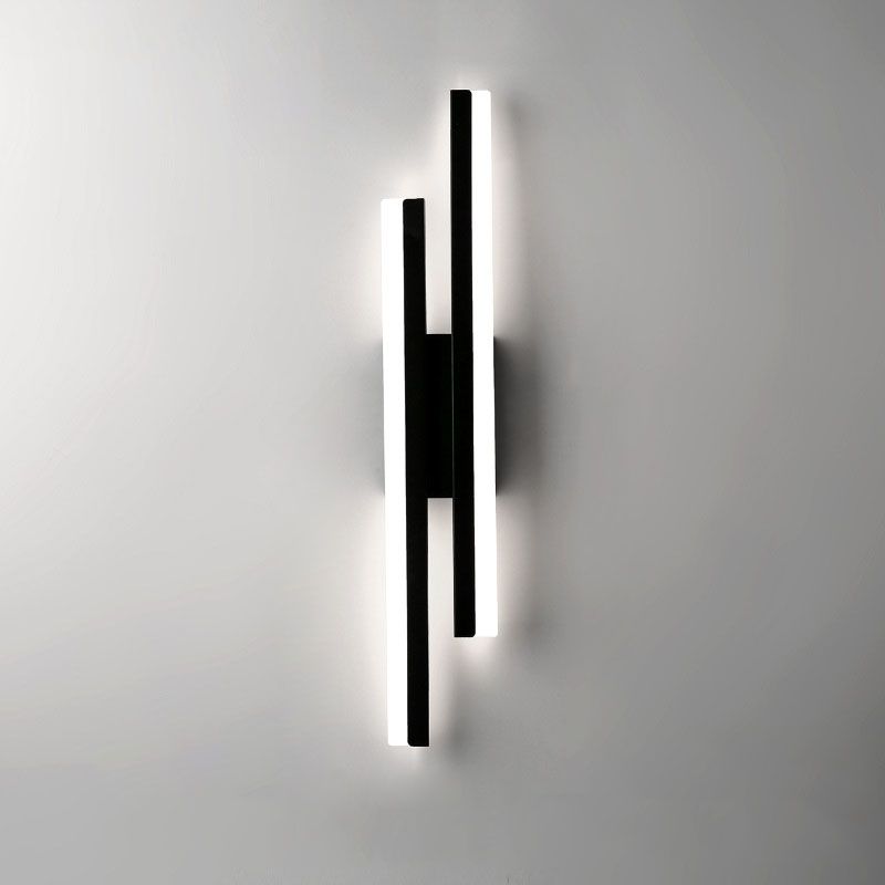 Orthorun | Alana Modern LED Wall Light - Elegant Black/Gold Wall Lighting