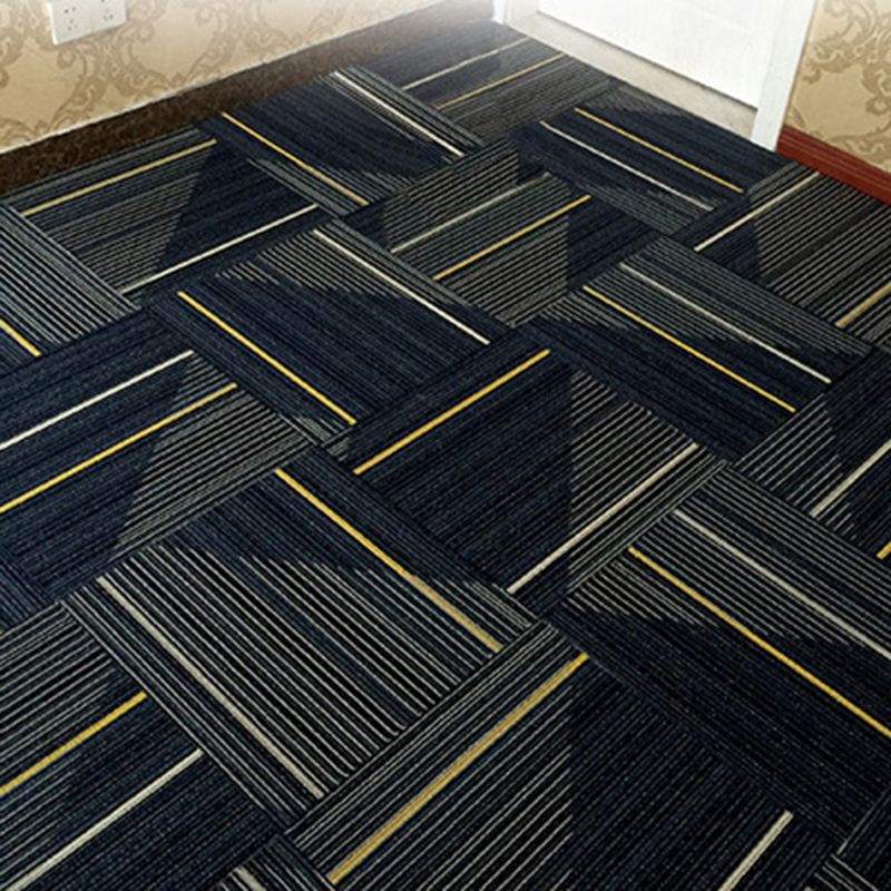 Orthorun | Dark Color Level Loop Carpet Tile – Non-Slip Self-Adhesive Indoor Office Carpet Squares