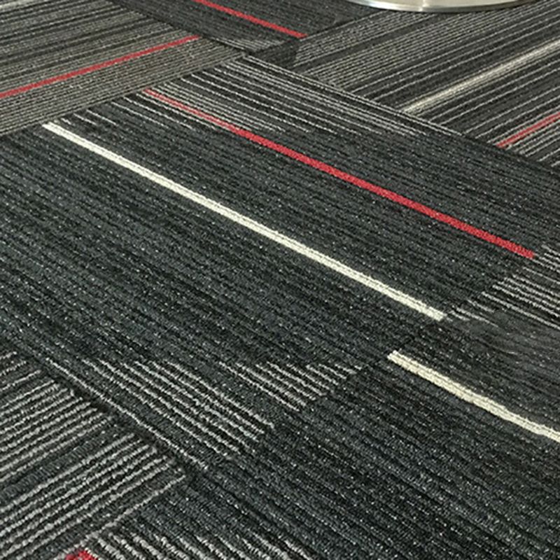 Orthorun | Dark Color Level Loop Carpet Tile – Non-Slip Self-Adhesive Indoor Office Carpet Squares
