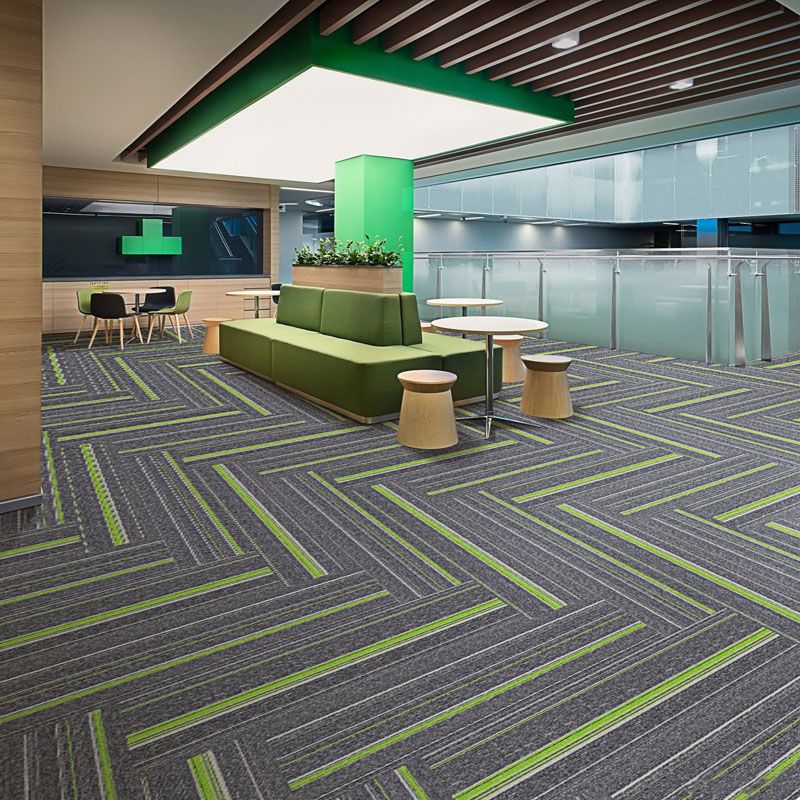 Orthorun | Dark Color Level Loop Carpet Tile – Non-Slip Self-Adhesive Indoor Office Carpet Squares