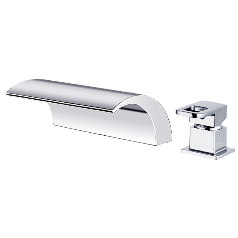 Orthorun | Modern Brass Roman Bathtub Faucet - Waterfall Spout