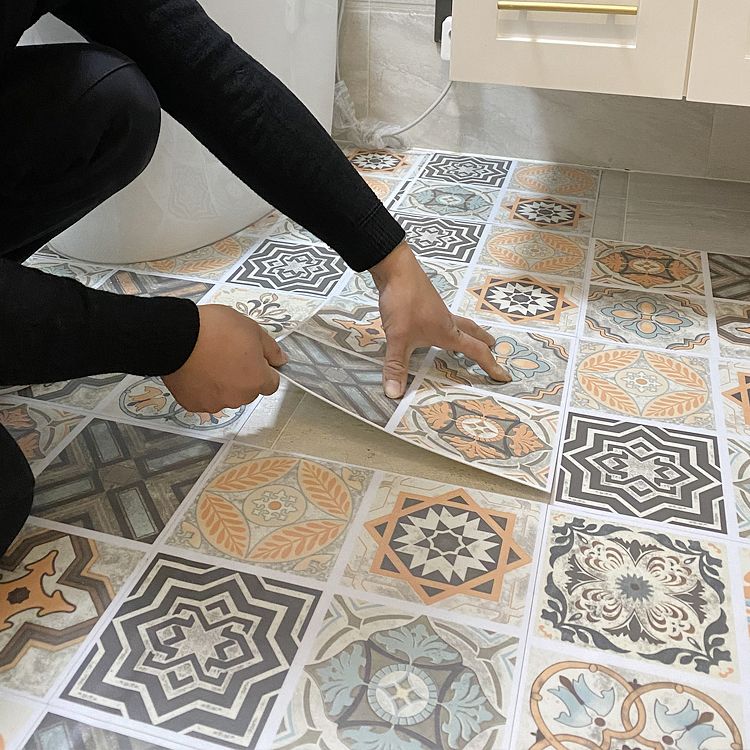 Orthorun | Multi-Tonal Vinyl Plank Flooring – Peel and Stick Porcelain Tile Look for Kitchen & Bath
