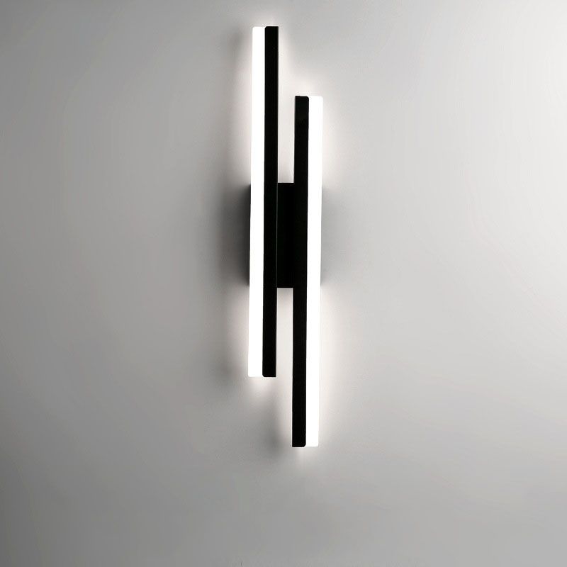 Orthorun | Alana Modern LED Wall Light - Elegant Black/Gold Wall Lighting