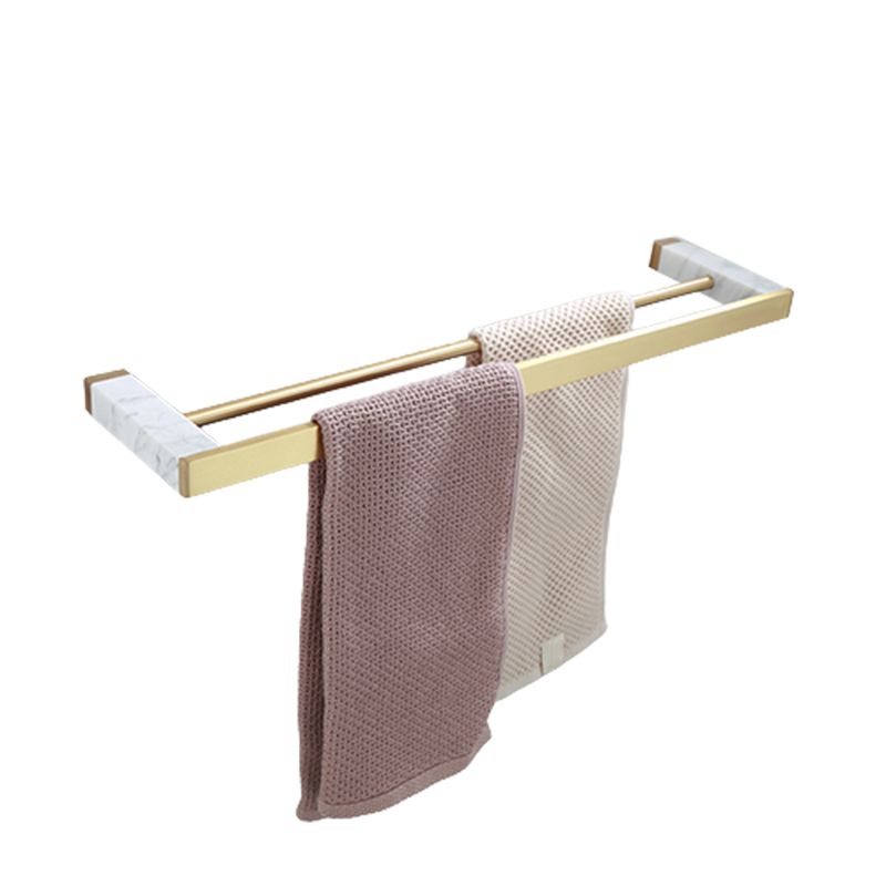 Orthorun | Polished Brass Bathroom Accessory Set - Marble Bathroom Hardware