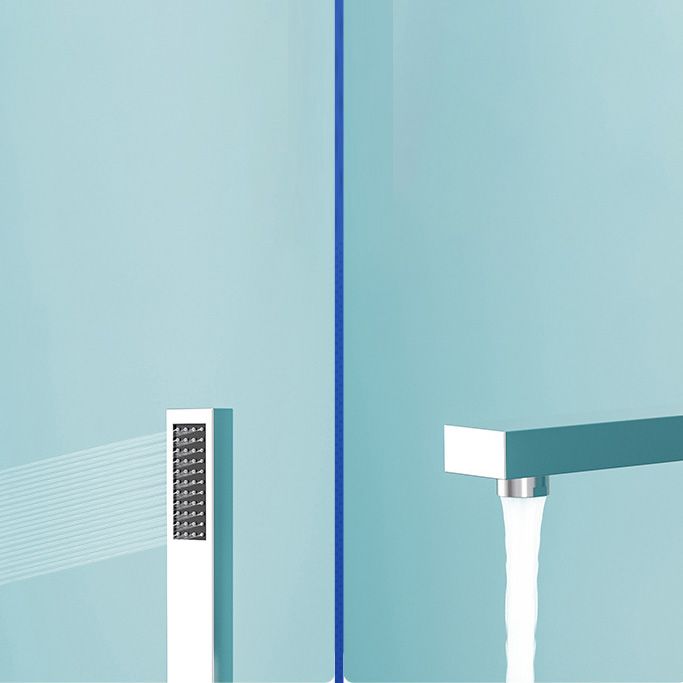 Orthorun | Modern Freestanding Bathtub Faucet - Copper Floor Mounted