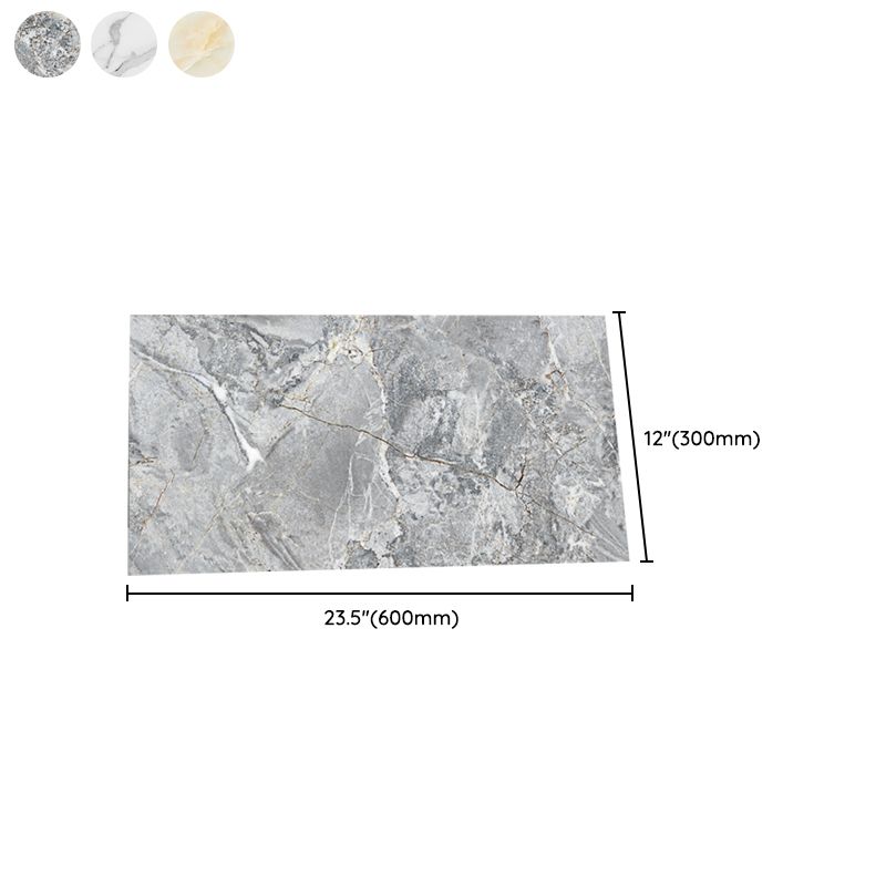 Orthorun | Multi-Tonal Vinyl Plank Flooring – Peel and Stick Porcelain Tile Look for Kitchen & Bath