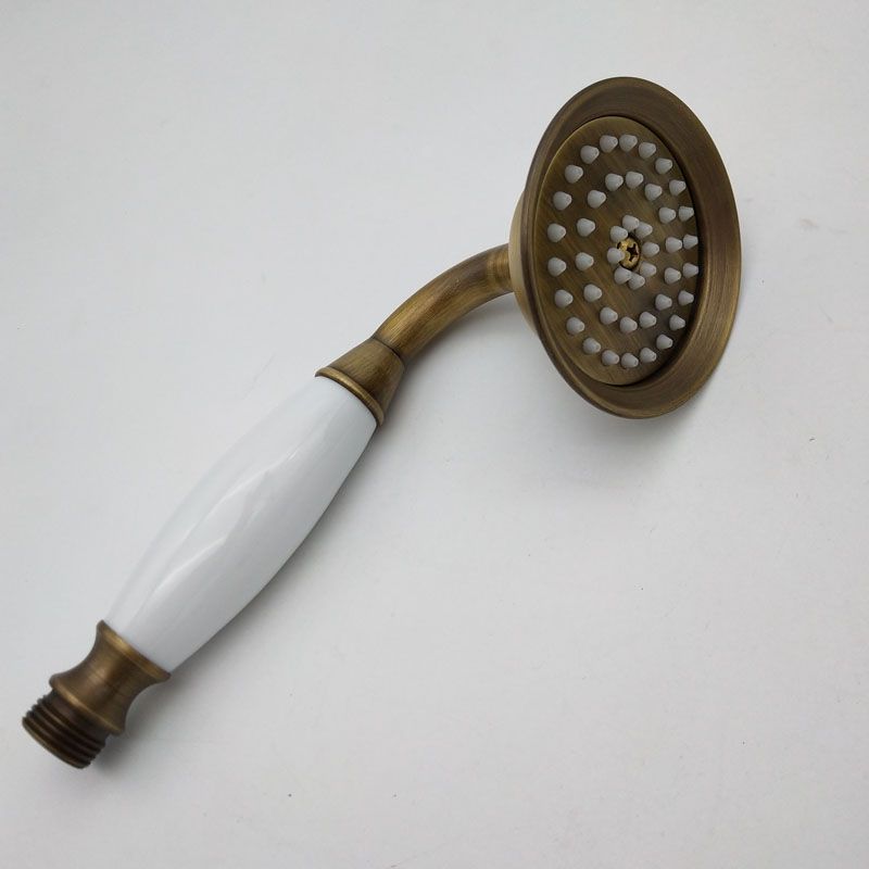 Orthorun | Traditional Handheld Shower Head with Hose - Polished Brass Wall Mounted