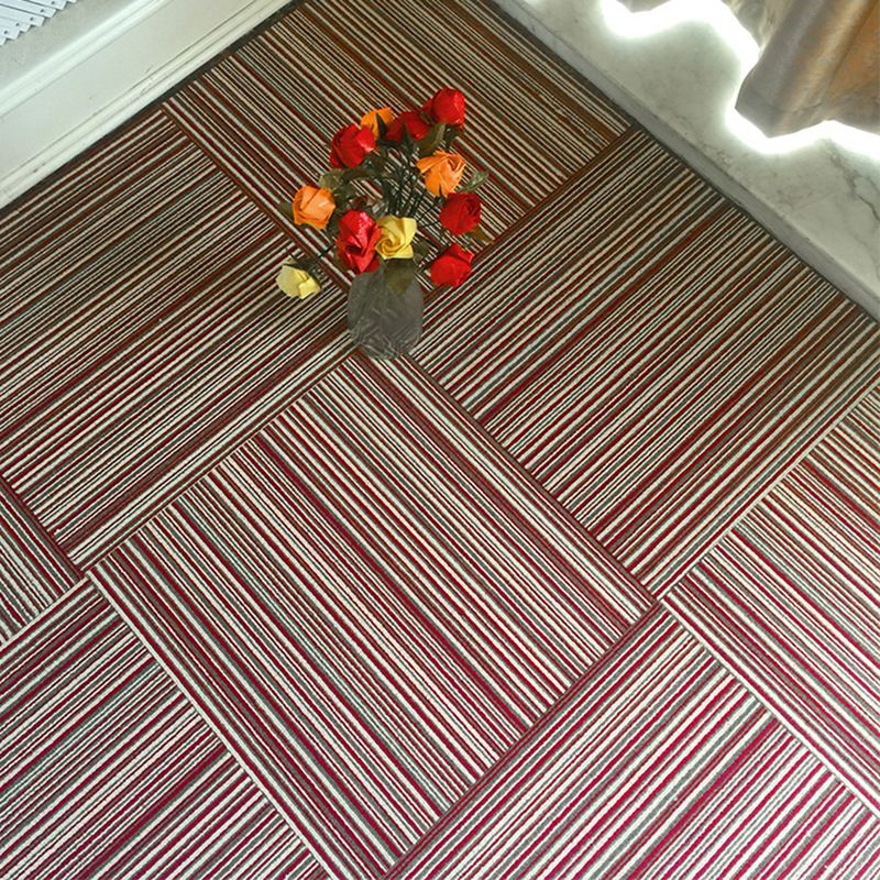 Orthorun | Dark Color Level Loop Carpet Tile – Non-Slip Self-Adhesive Indoor Office Carpet Squares