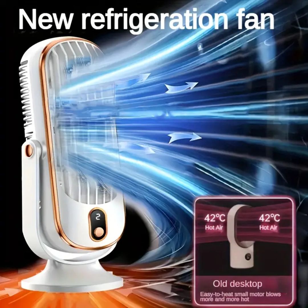 Orthorun | Coolux – Ultra-Quiet USB Desktop Fan – Portable Personal Cooling Fan