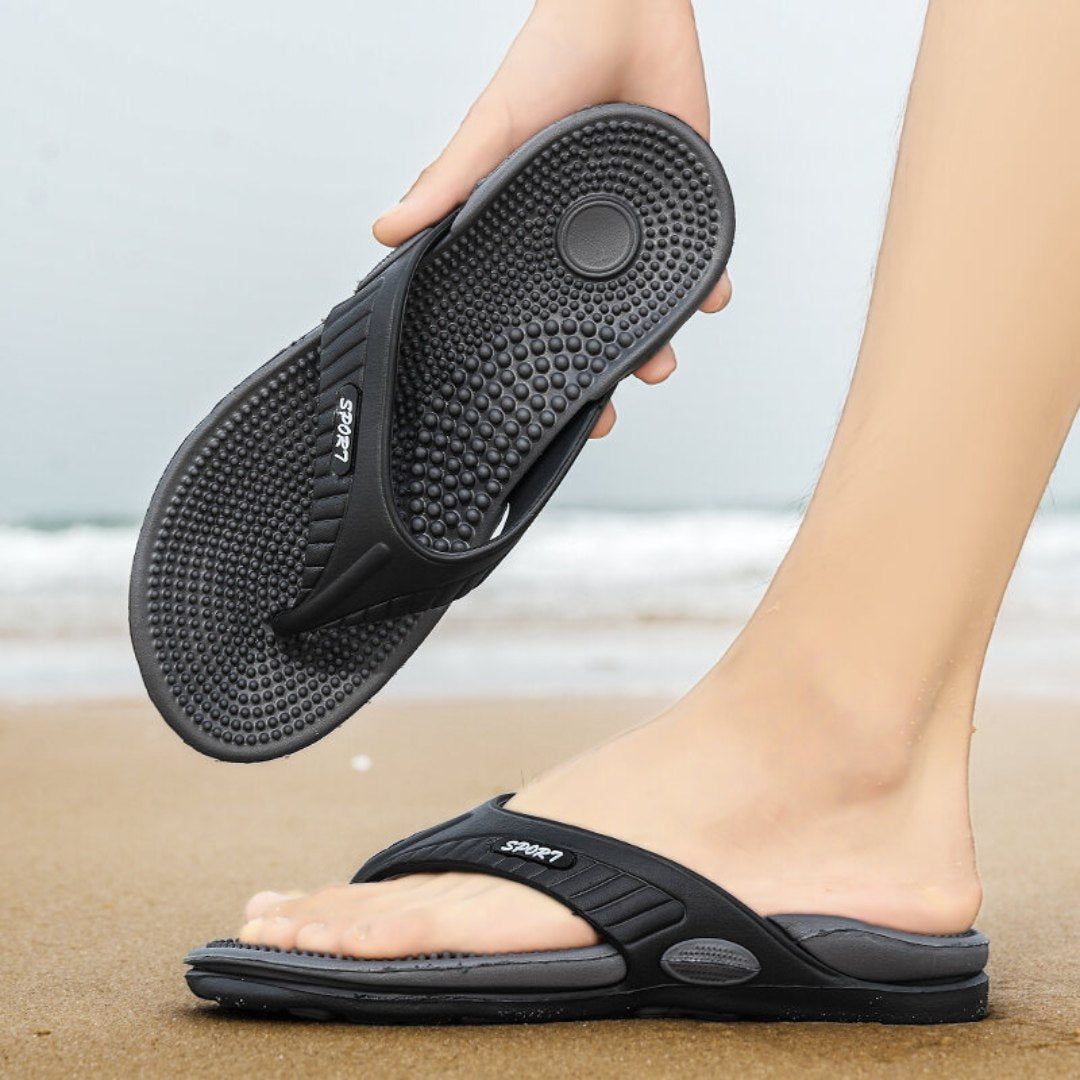 Orthorun | Reflexa – Acupressure Massage Slippers – Reflexology Foot Massage Sandals for Pain Relief
