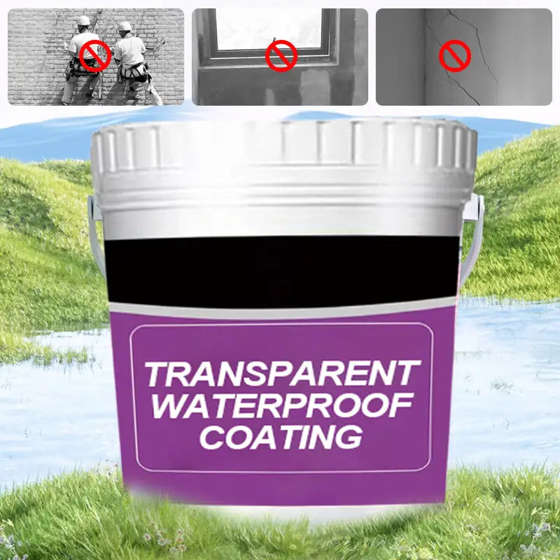300g Transparent Waterproof Adhesive Exterior Walls Leak Proof Coating Bathroom Floor Crack Sealing Mold Proof - Orthorun