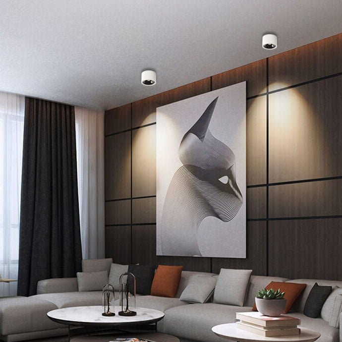 Orthorun | Origo Minimalist LED Ceiling Light – Adjustable Round Recessed Lamp for Modern Interiors