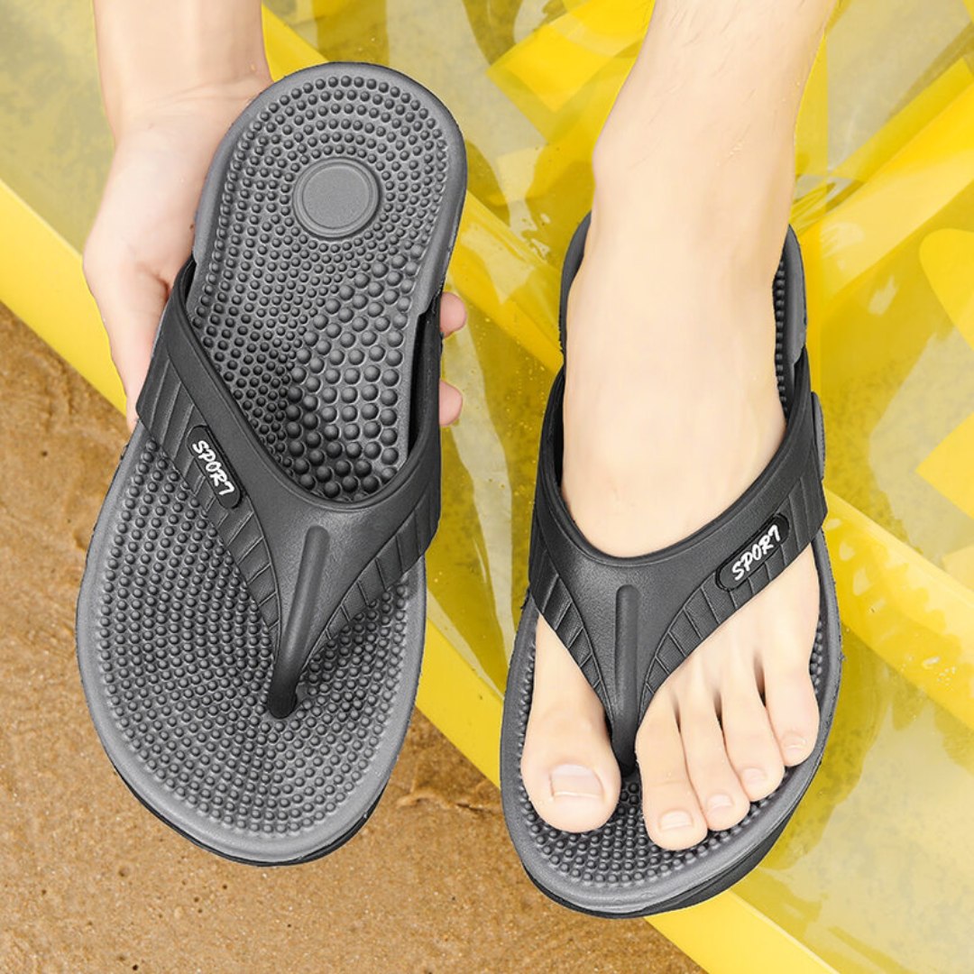 Orthorun | Reflexa – Acupressure Massage Slippers – Reflexology Foot Massage Sandals for Pain Relief