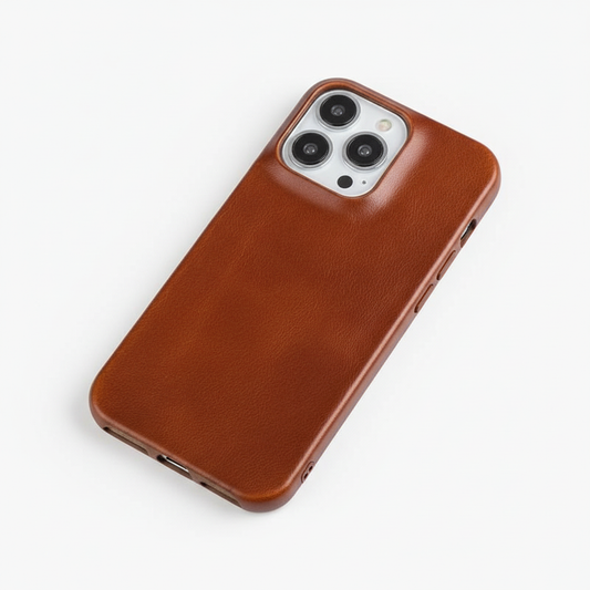 Orthorun | Oil Wax Genuine Leather Apple iPhone Case