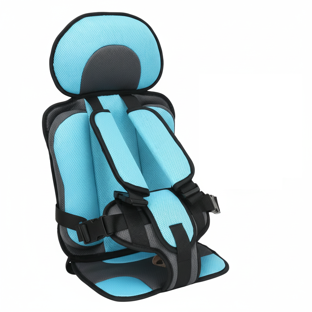 Orthorun | Portable & Foldable Child Car Booster Seat – Compact Travel Booster Cushion for Kids