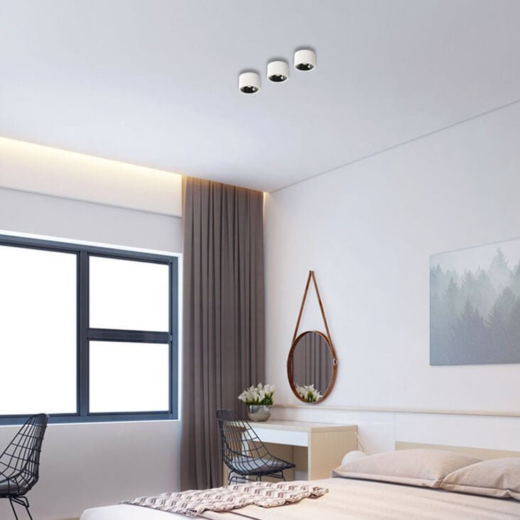 Orthorun | Origo Minimalist LED Ceiling Light – Adjustable Round Recessed Lamp for Modern Interiors