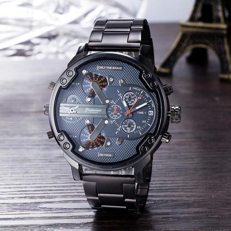 Orthorun | Stainless Steel Chronograph Quartz Watch – Premium Analog Sport Wristwatch for Men