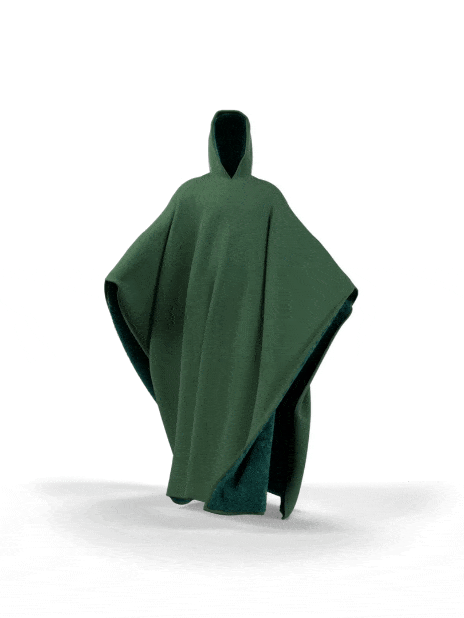 Orthorun | Weighted Cloak Hoodie – Sensory-Friendly Cotton Hoodie with Faux Fur Lining, Cozy Oversized Comfort