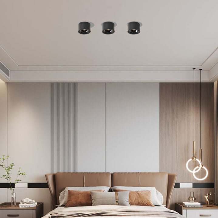 Orthorun | Origo Minimalist LED Ceiling Light – Adjustable Round Recessed Lamp for Modern Interiors