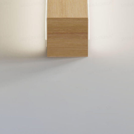 Orthorun | ZenBeam Japanese LED Wall Light - Solid Wood Modern Accent Lighting