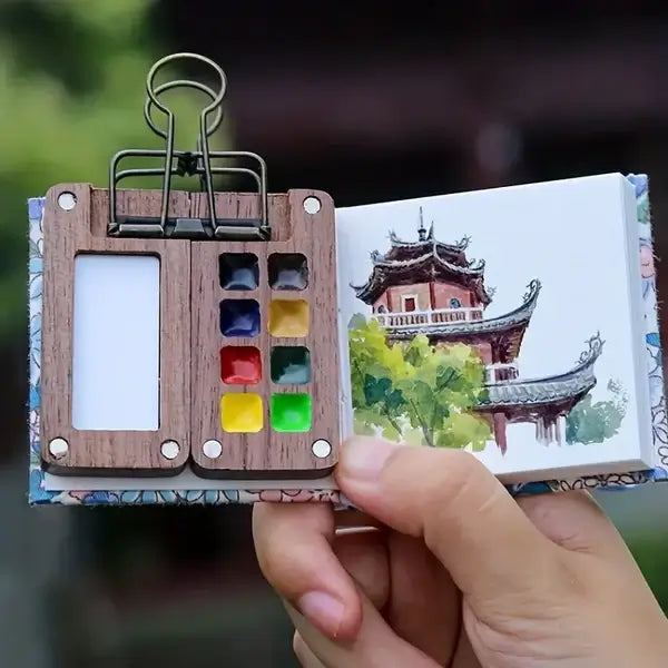 Orthorun | Mobile Watercolor Paint Box Set with 24 Colors