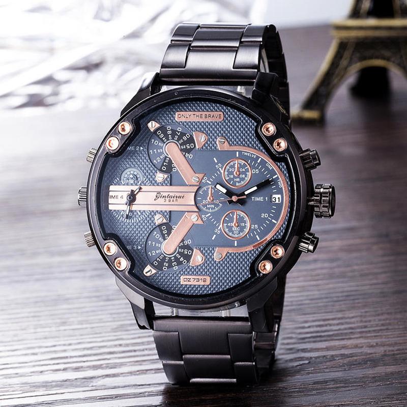 Orthorun | Stainless Steel Chronograph Quartz Watch – Premium Analog Sport Wristwatch for Men