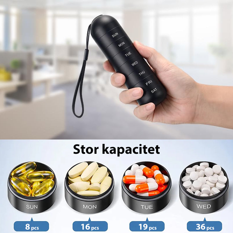Orthorun | 7-Day Portable Pill Organizer for Travel