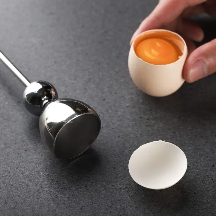 Orthorun | Stainless Steel Egg Opener - Precise Opening with Tapping Effect