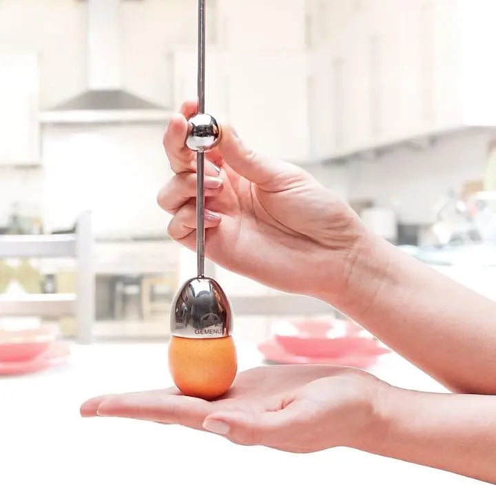 Orthorun | Stainless Steel Egg Opener - Precise Opening with Tapping Effect
