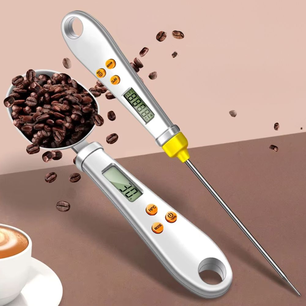 2-in-1 Digital Mini Spoon Scale & Food Thermometer - Orthorun