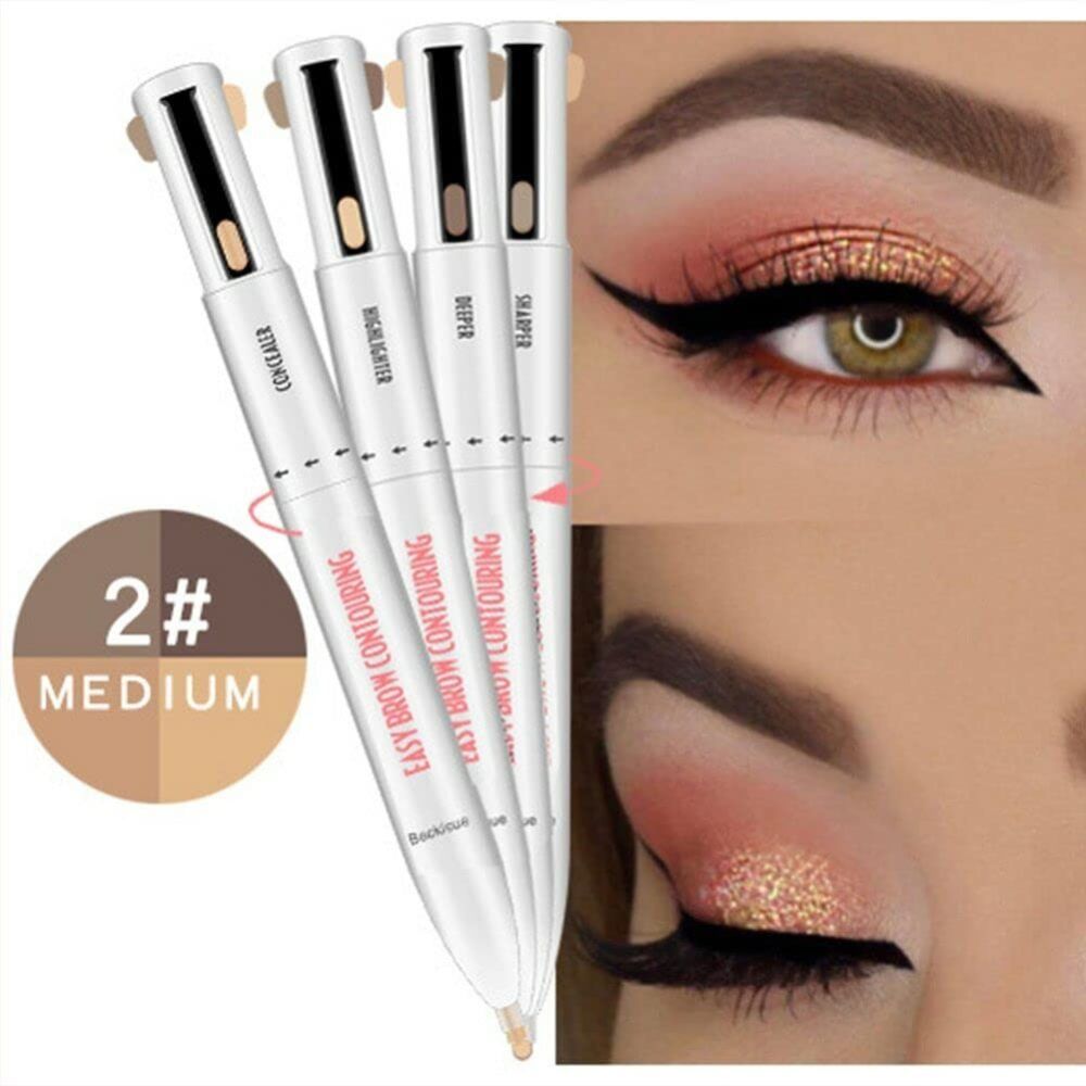 4-in-1 Eyebrow Pen - Shape, Fill, Conceal & Highlight - Orthorun