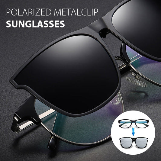 Orthorun | New Polarized Clip-On Folding Sunglasses – Over Glasses Flip-Up Lens