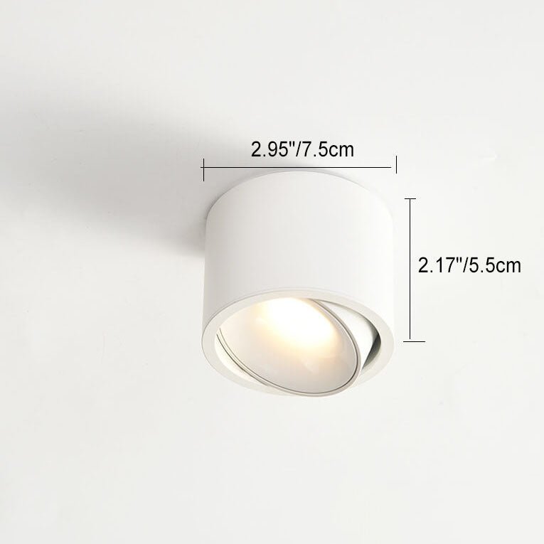 Orthorun | Origo Minimalist LED Ceiling Light – Adjustable Round Recessed Lamp for Modern Interiors