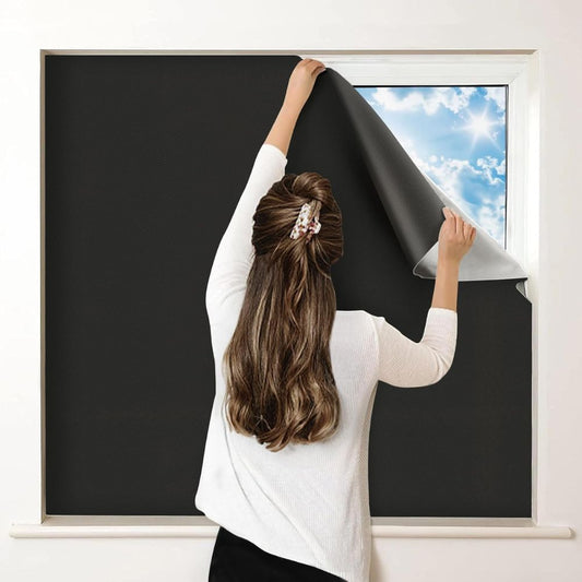 Adhesive Blackout Sun Blocking Window Cover Shade - Orthorun