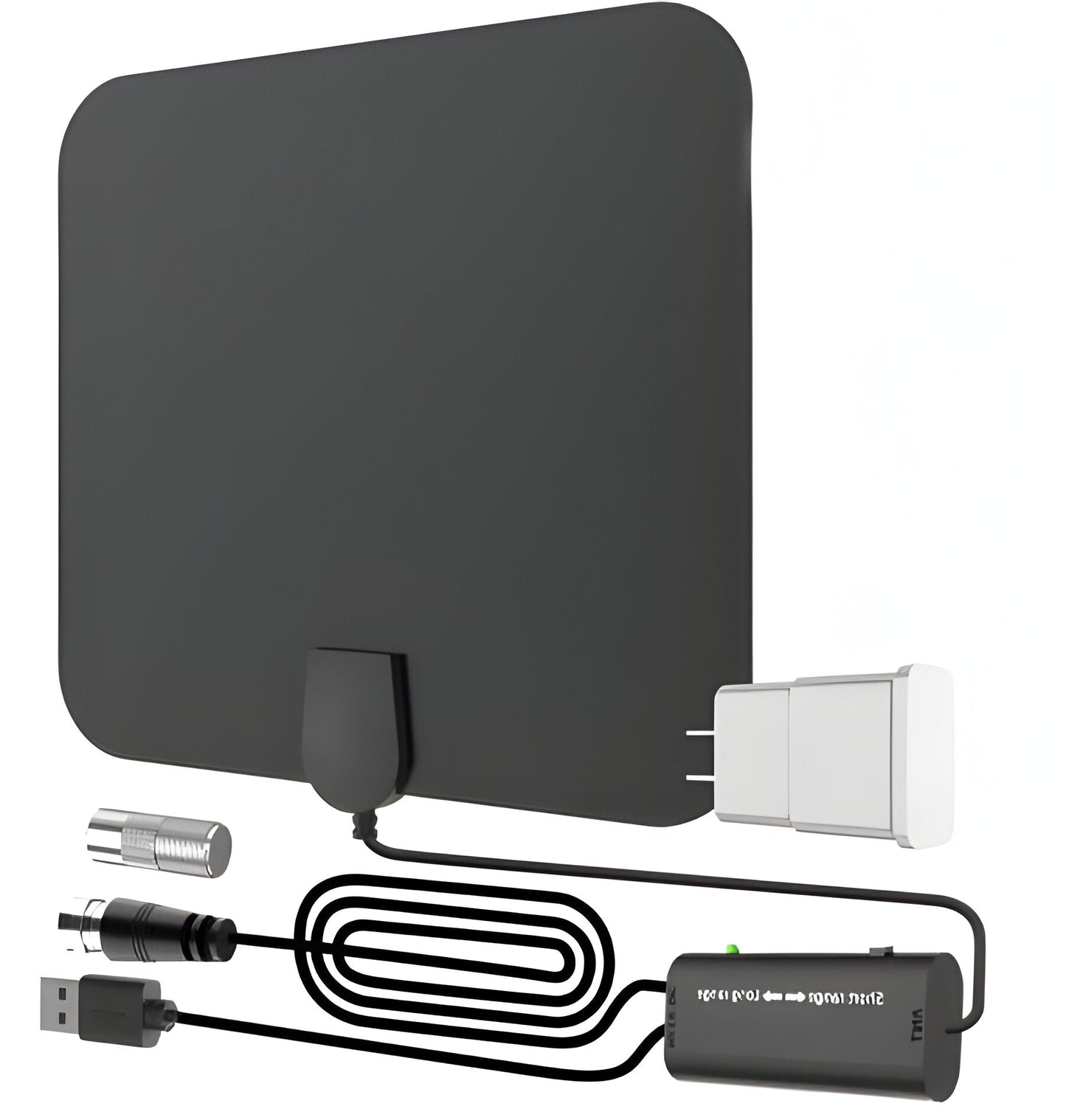 300 Miles Indoor Digital Amplified HDTV Antenna W/ Signal Booster - Orthorun