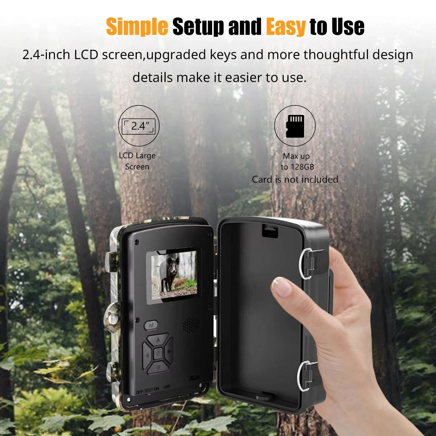 1080P Night Vision Trail Camera - Orthorun