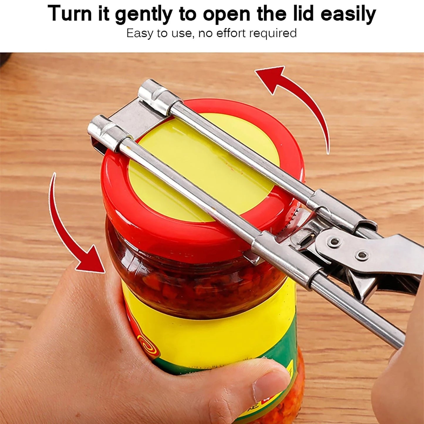 Adjustable Stainless Steel Multi Function Jar Opener - Orthorun