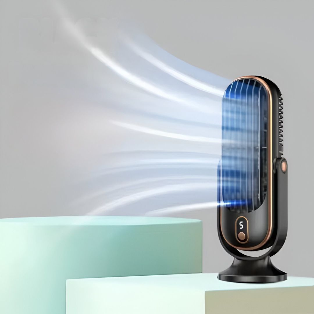 Orthorun | Coolux – Ultra-Quiet USB Desktop Fan – Portable Personal Cooling Fan