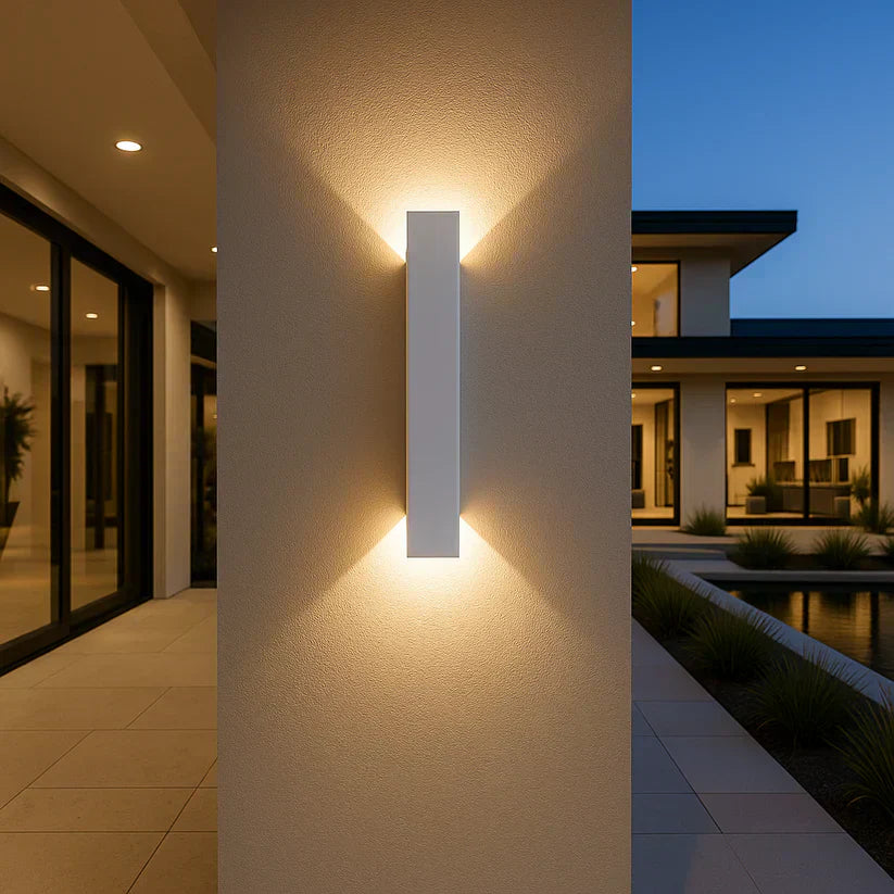 Orthorun | Weatherproof LED Outdoor Wall Light – IP65 Rated, Energy Efficient Modern Design for Garden & Terrace