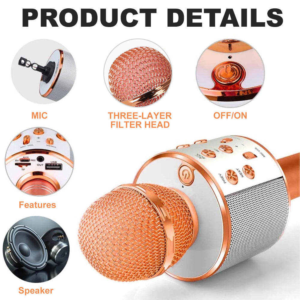 Orthorun | Rechargeable Wireless Bluetooth Karaoke Microphone