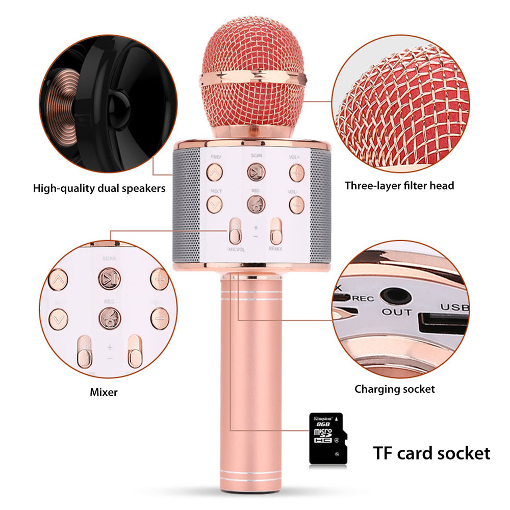 Orthorun | Rechargeable Wireless Bluetooth Karaoke Microphone